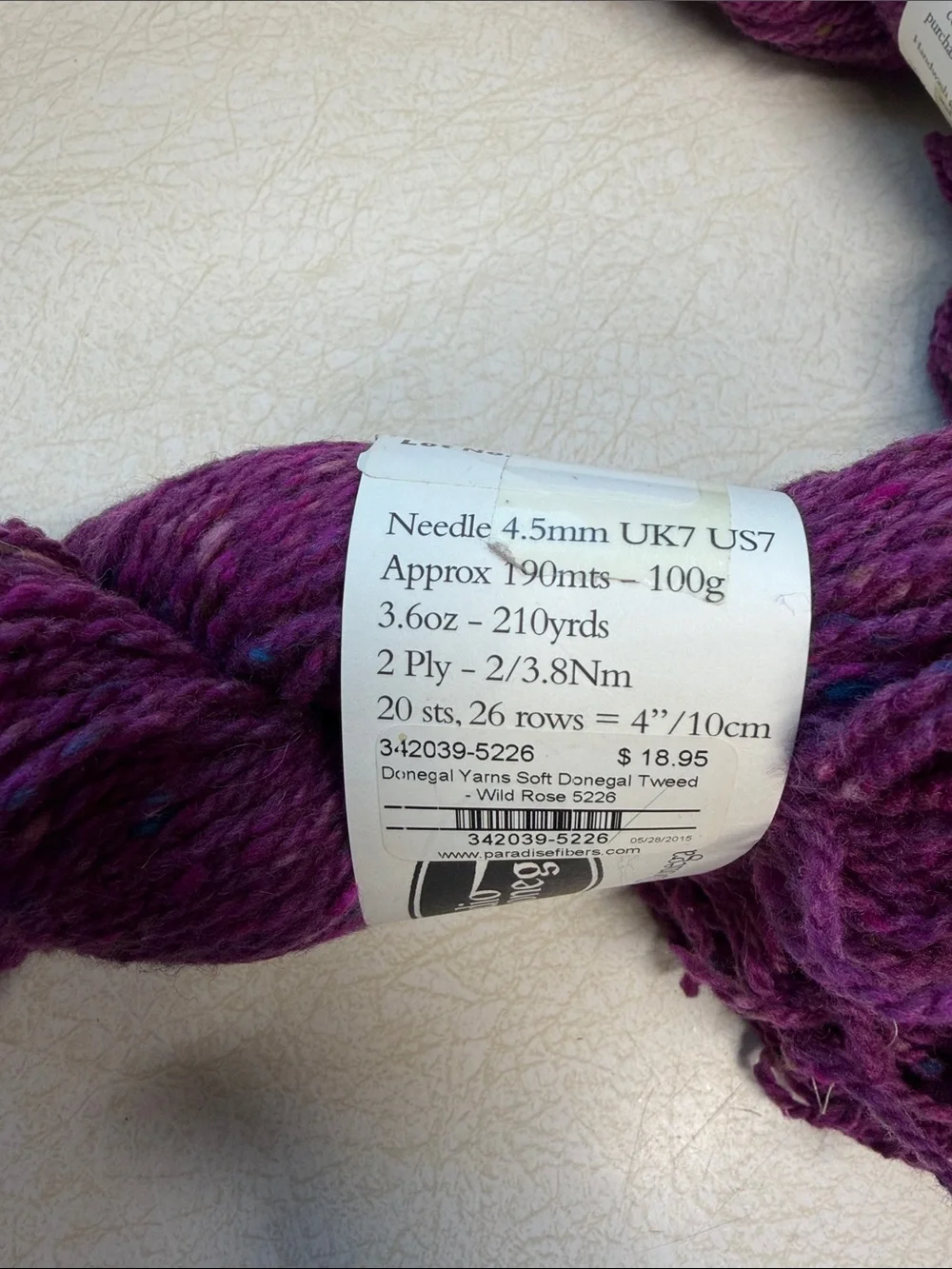 Studio Donegal Soft Donegal Wool Yarn - Wild Rose